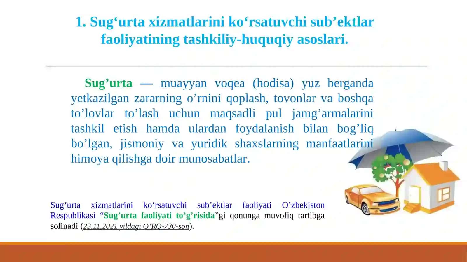 Sug‘urta va moliya xizmatlarini ko‘rsatuvchi sub’ektlar faoliyati hisobi 3