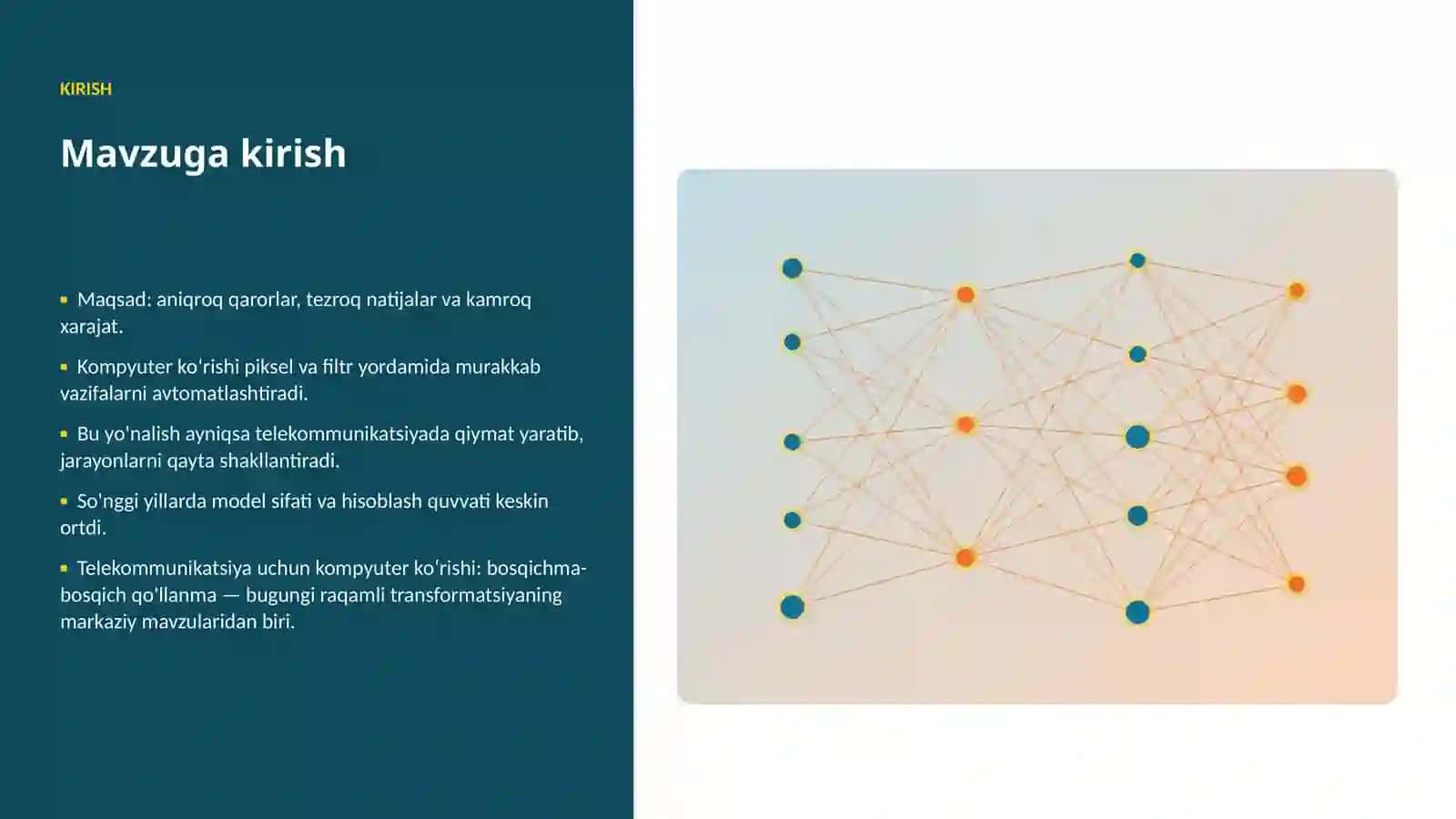 Telekommunikatsiya uchun kompyuter koʻrishi: bosqichma-bosqich qo'llanma 3