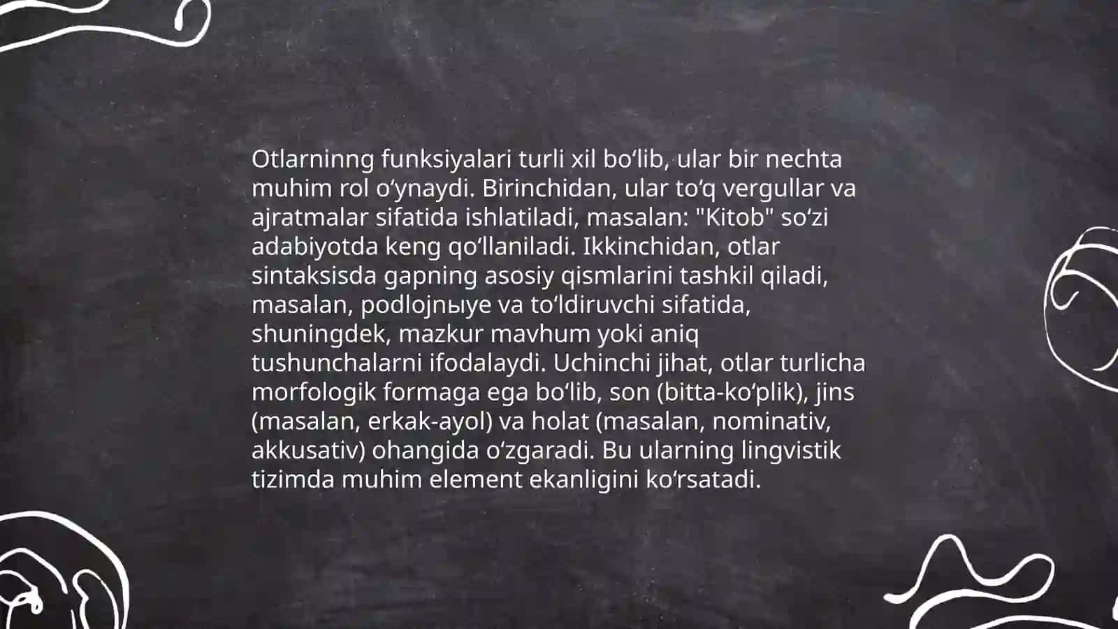 Mustaqil soʻz turkumlari funksiyalari 3
