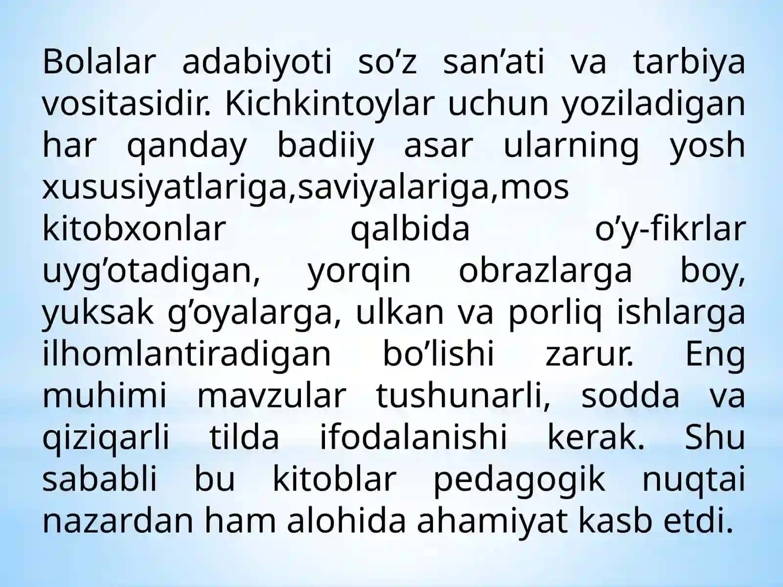 Bolalar adabiyotifani 3