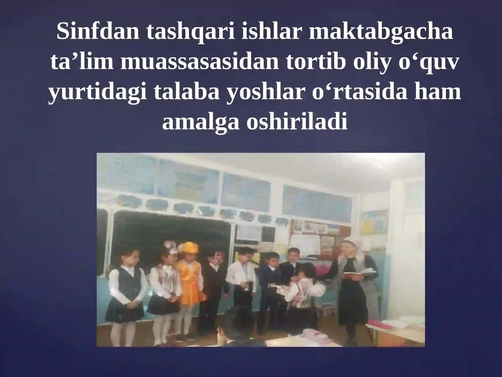 Sinfdan tashqari ishlarni tashkil etish 3