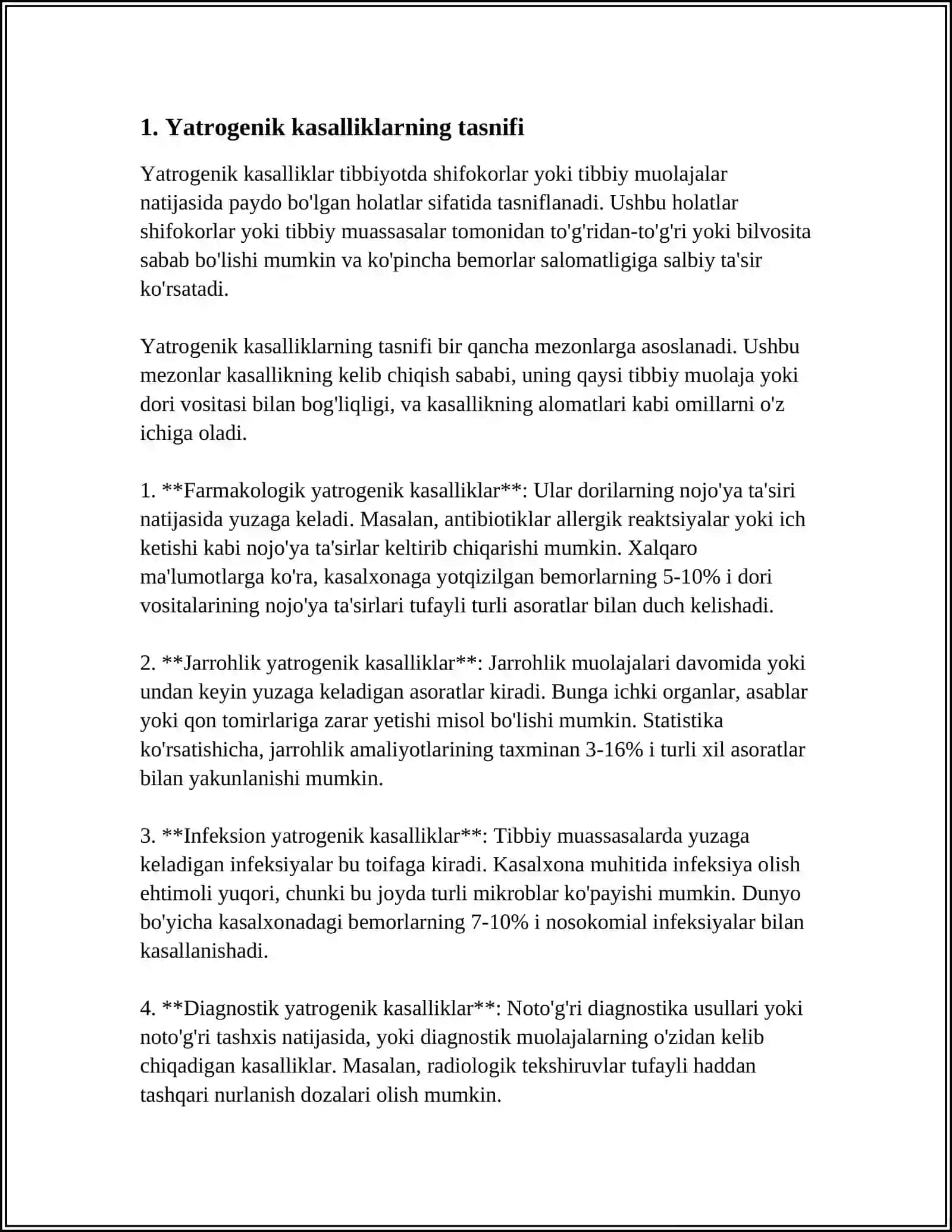 HOZIRGI ZAMON TIBBIYOTIDA YATROGENIYA MUAMMOLARI 3