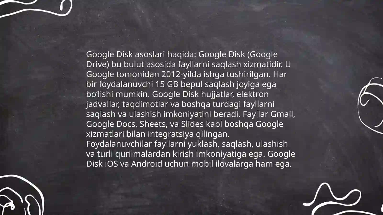 Biznesda IT qollash fanidan tayorlagan taqdimoti 3