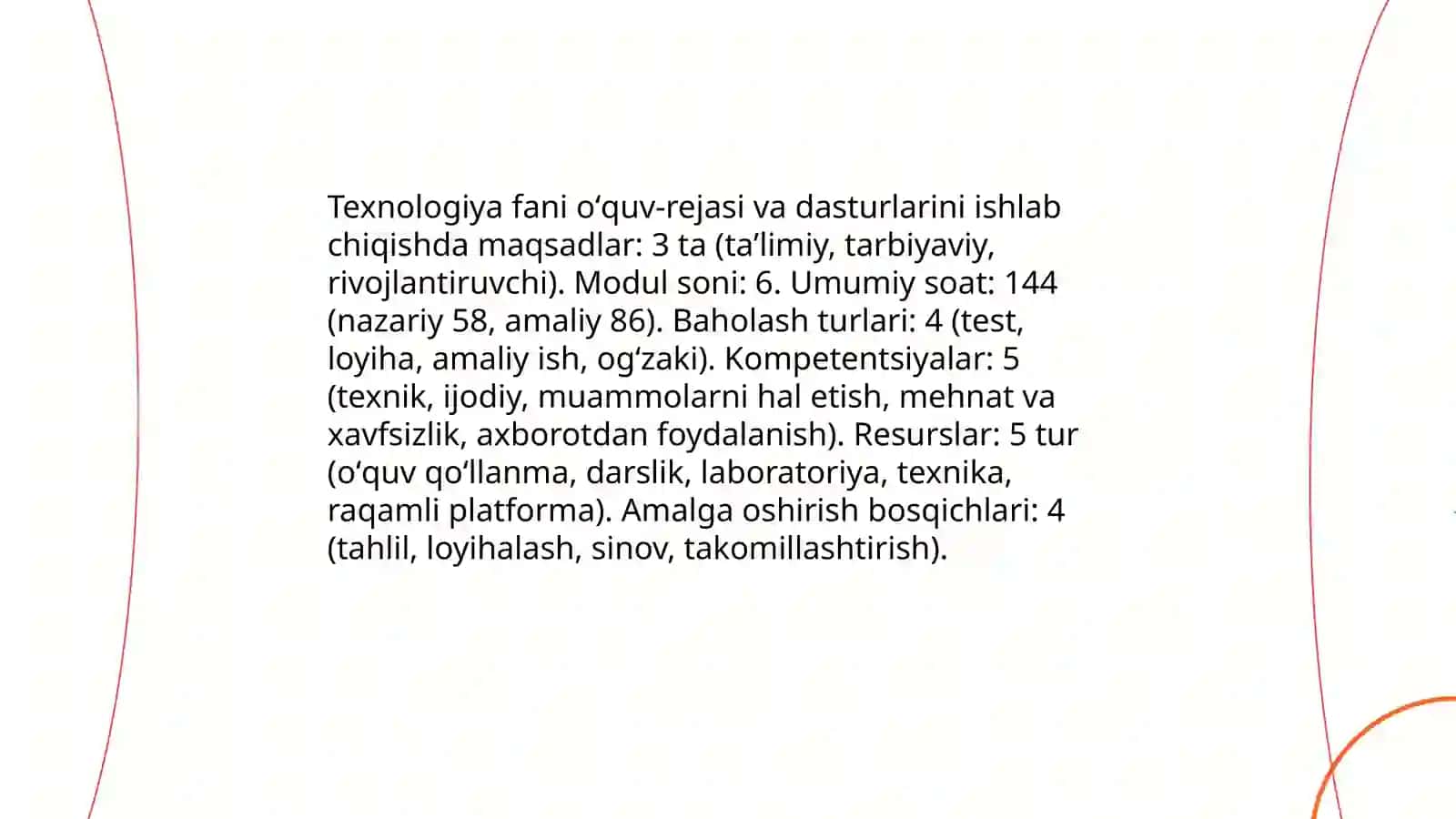 Texnologiya va uni oʻqitish metodikasi 3
