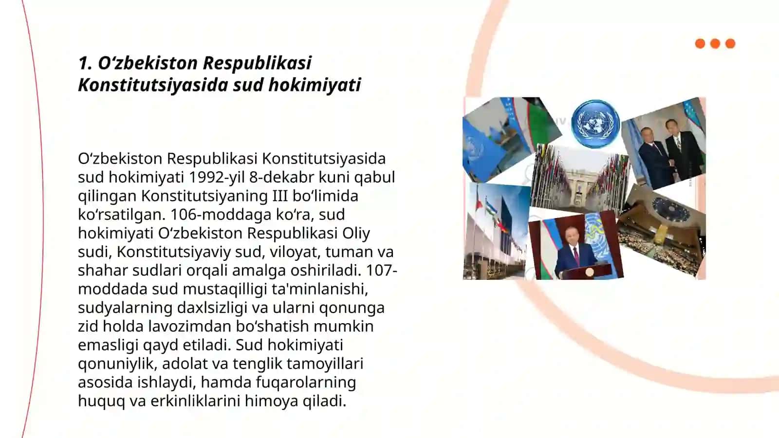Oʻzbekiston Respublikasi Konstitutsiyasida sud hokimiyati 3