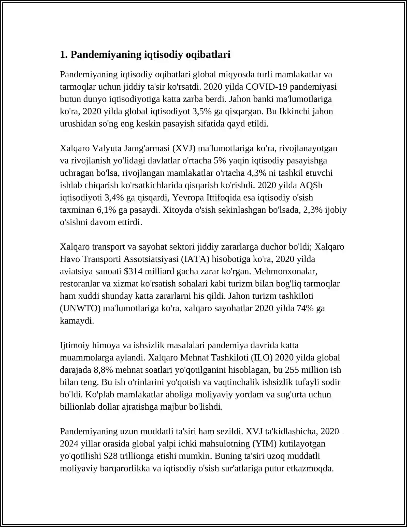 PANDEMIYA-XXI ASRNING GLOBAL MUAMMOSI VA UNING OQIBATLARI 3