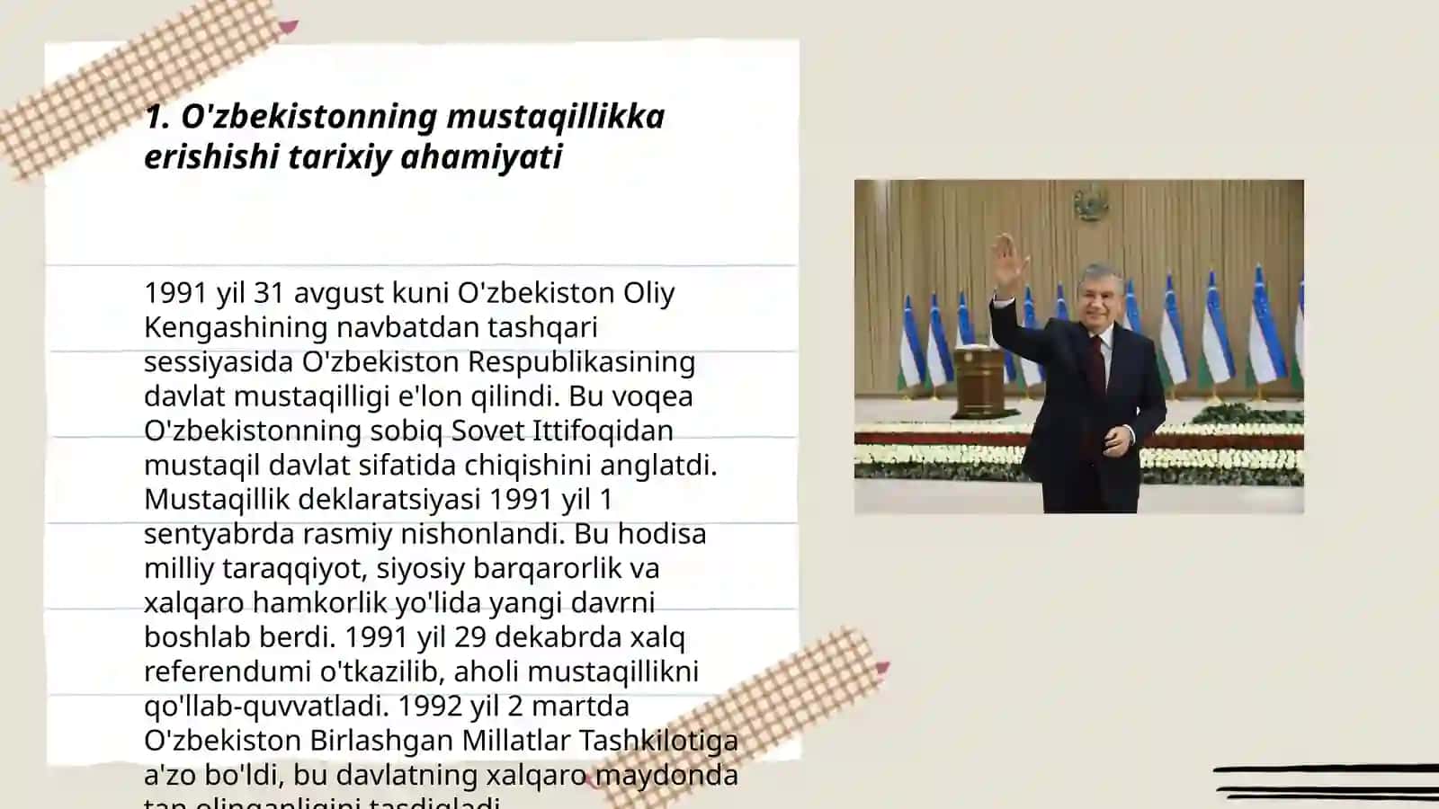 Mustaqillik yillarida ma'naviy va madaniy taraqqiyot 3