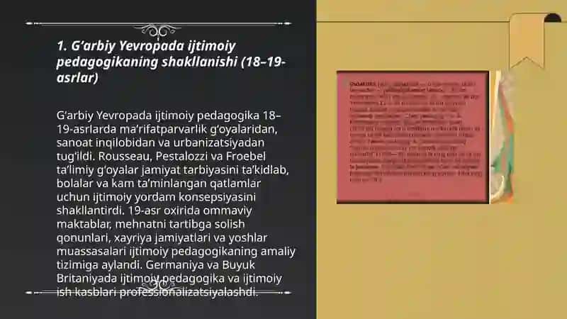Xorijda ijtimoiy pedagogikaning rivojlanish tarixidan 3