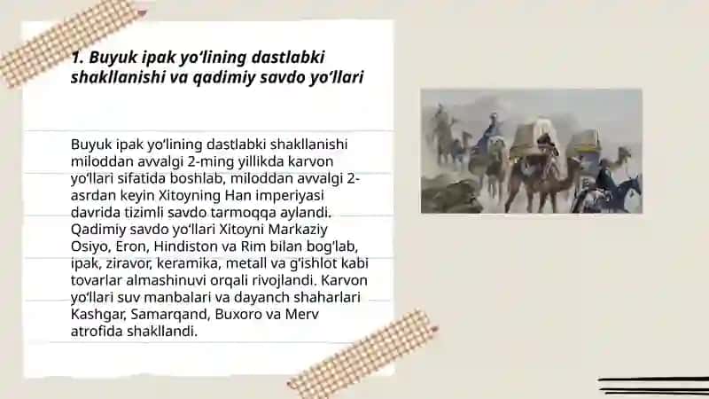 Buyuk ipak yõlining shakllanish tarixi 3