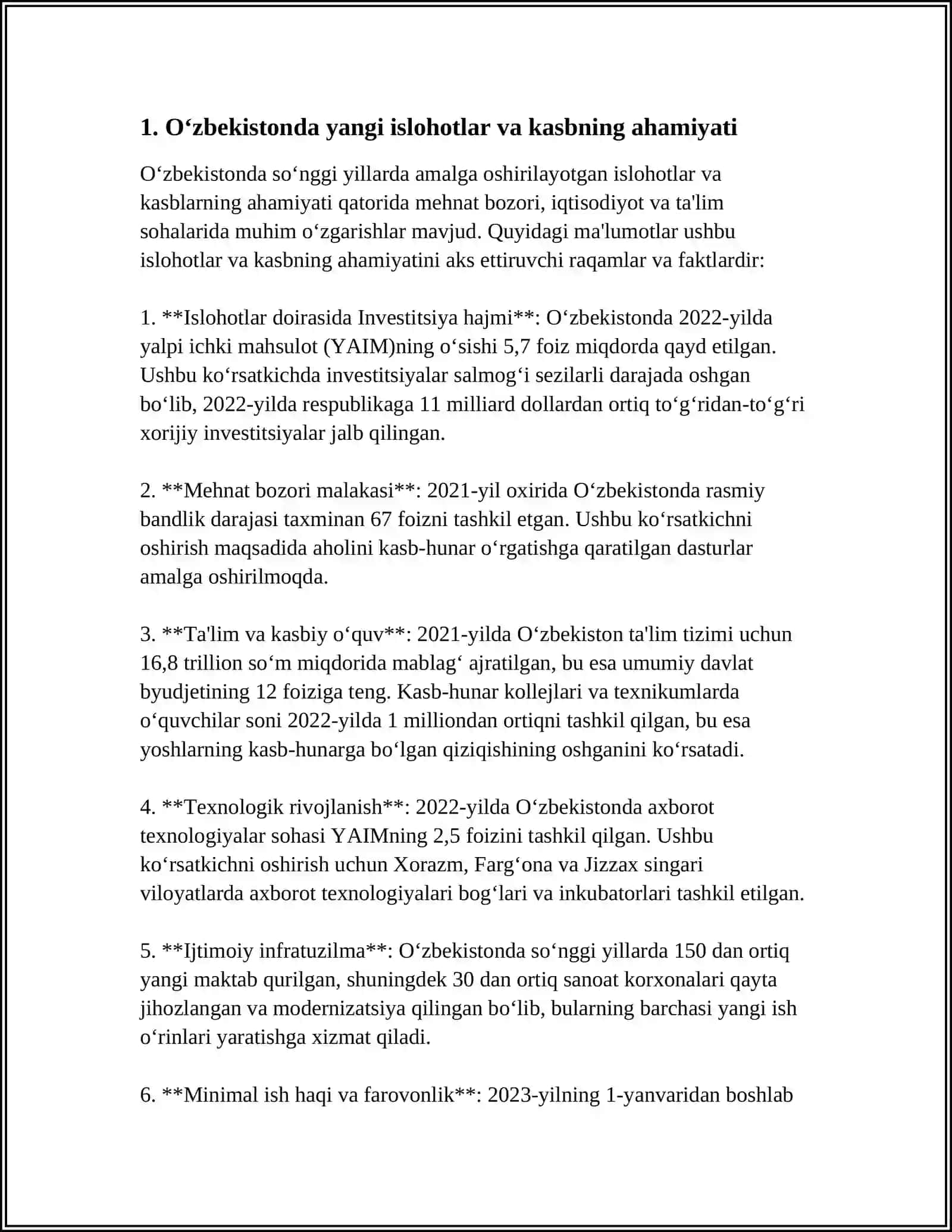 BIZ TANLAGAN KASB ORQALI YANGI O‘ZBIKISTONNI BARPO ETISHDA FIDOIY 3