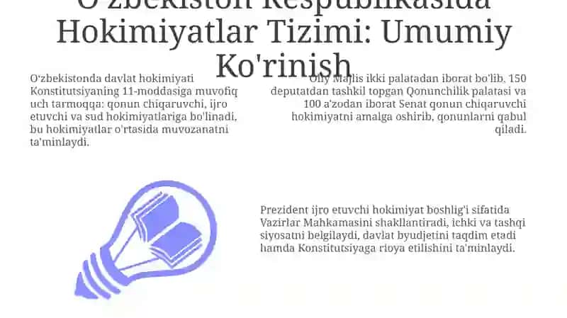 Oʻzbekiston Respublikasida Hokimiyatlar Tizimi 3