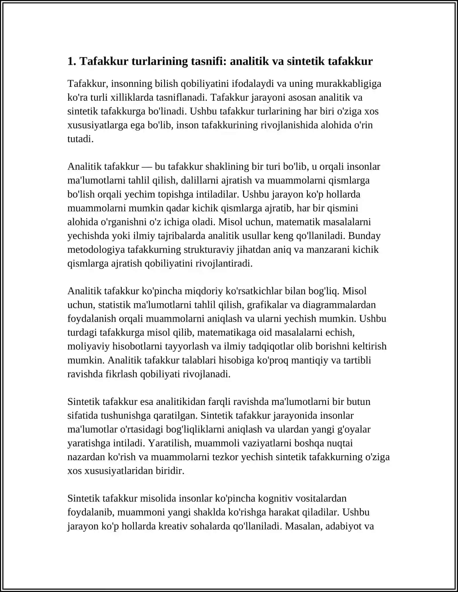 TAFAKKURNING TURLARI MINTAQAVIY SHAKLLARI VA OPERATSIYALARI 3