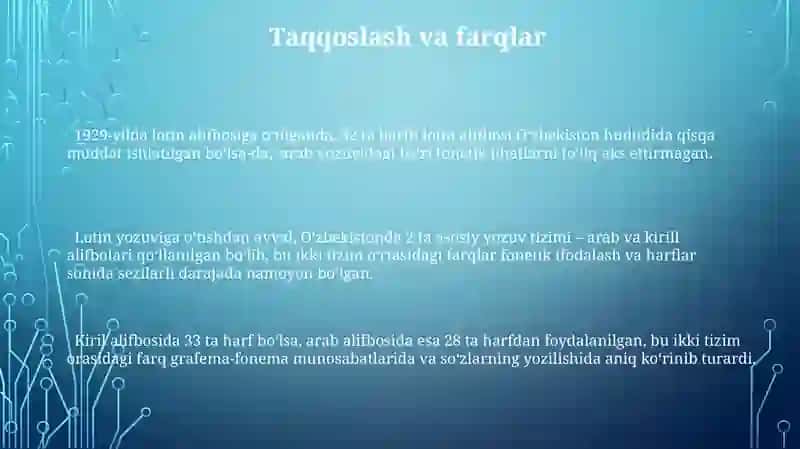 Ikkiyoqlama yozuv tizimi 3