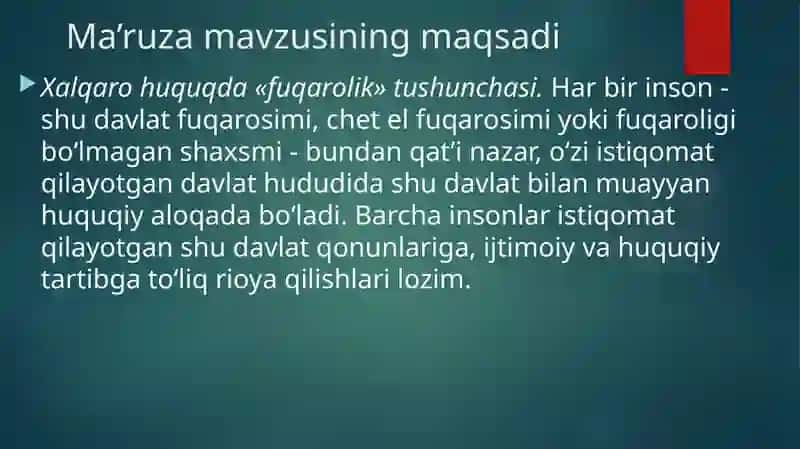 Xalqaro huquqda "fuqarolik" tushunchasi 3