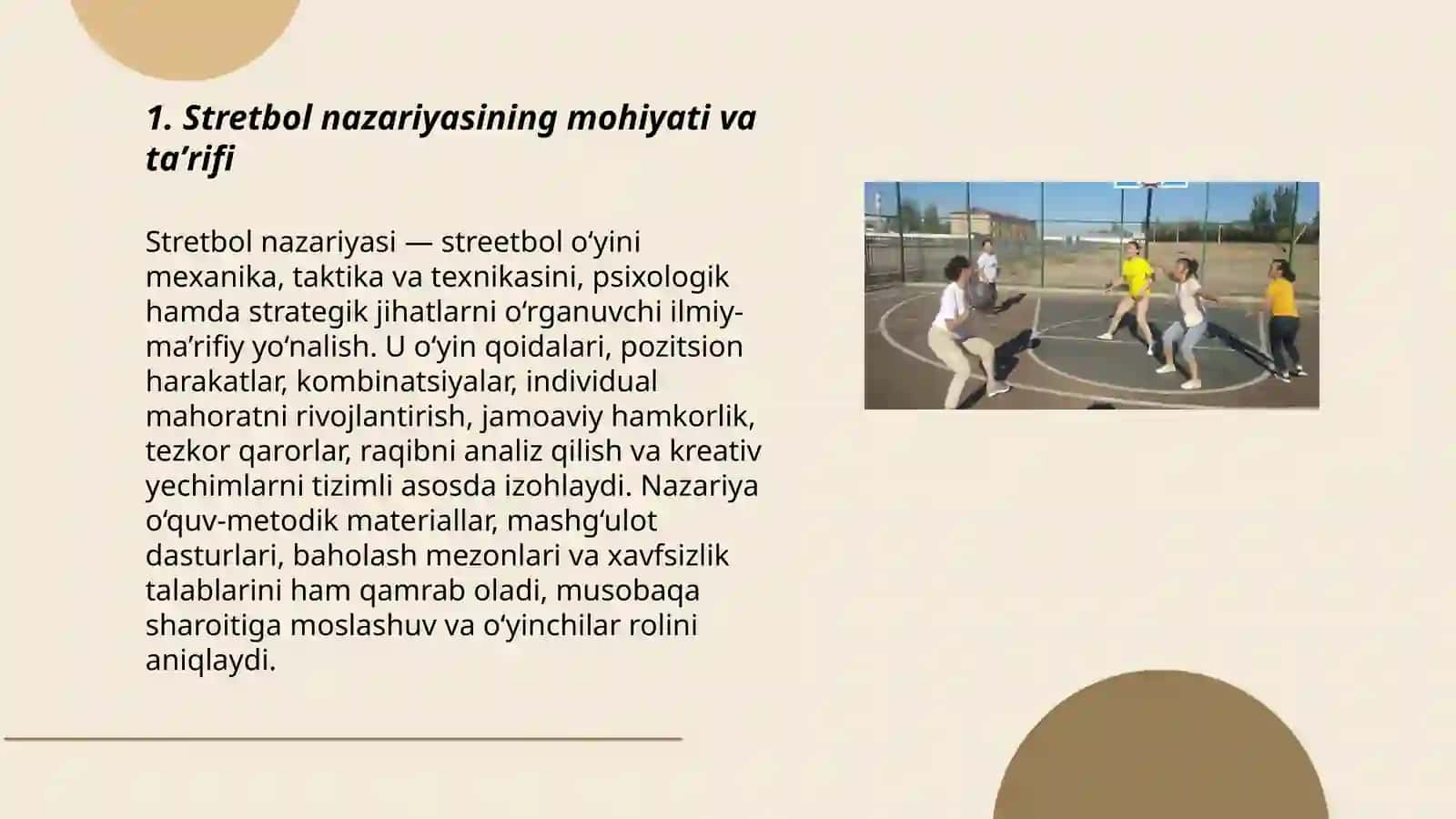 Stretbol nazariyasi va uslubiyati. Fanning maqsadi va vazifalari 3