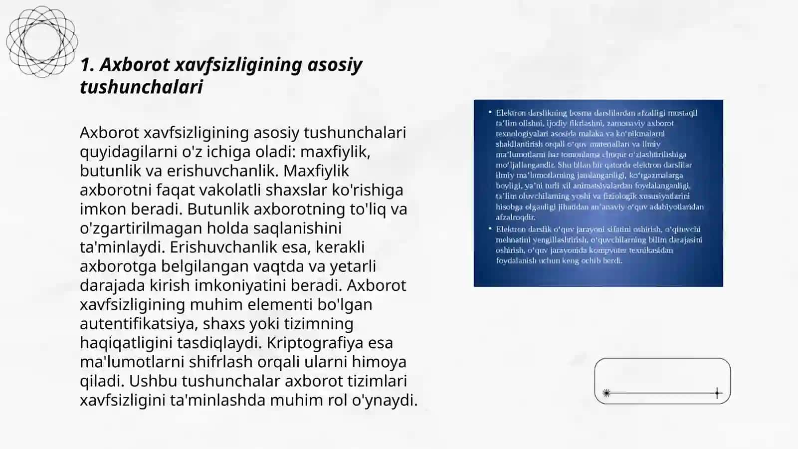 Oʻquvchi - yoshlarda axborot xavfsizligi koʻnikmalarini shakllantirishning ijtimoiy -pedagogik mohiyati 3