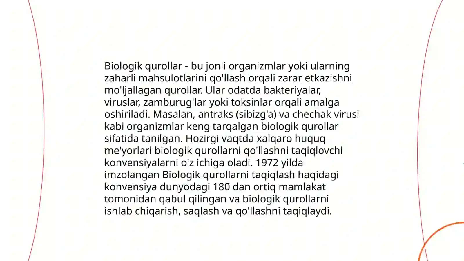 Biologik qurol turlari va qo‘llash usullari 3
