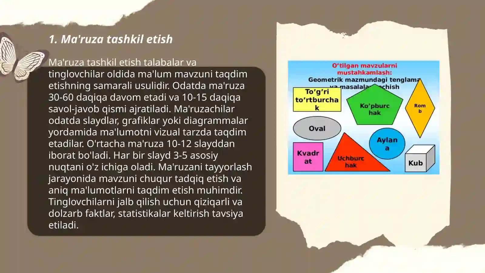Dars ta'limini tashkil etish asosiy shakillari 3