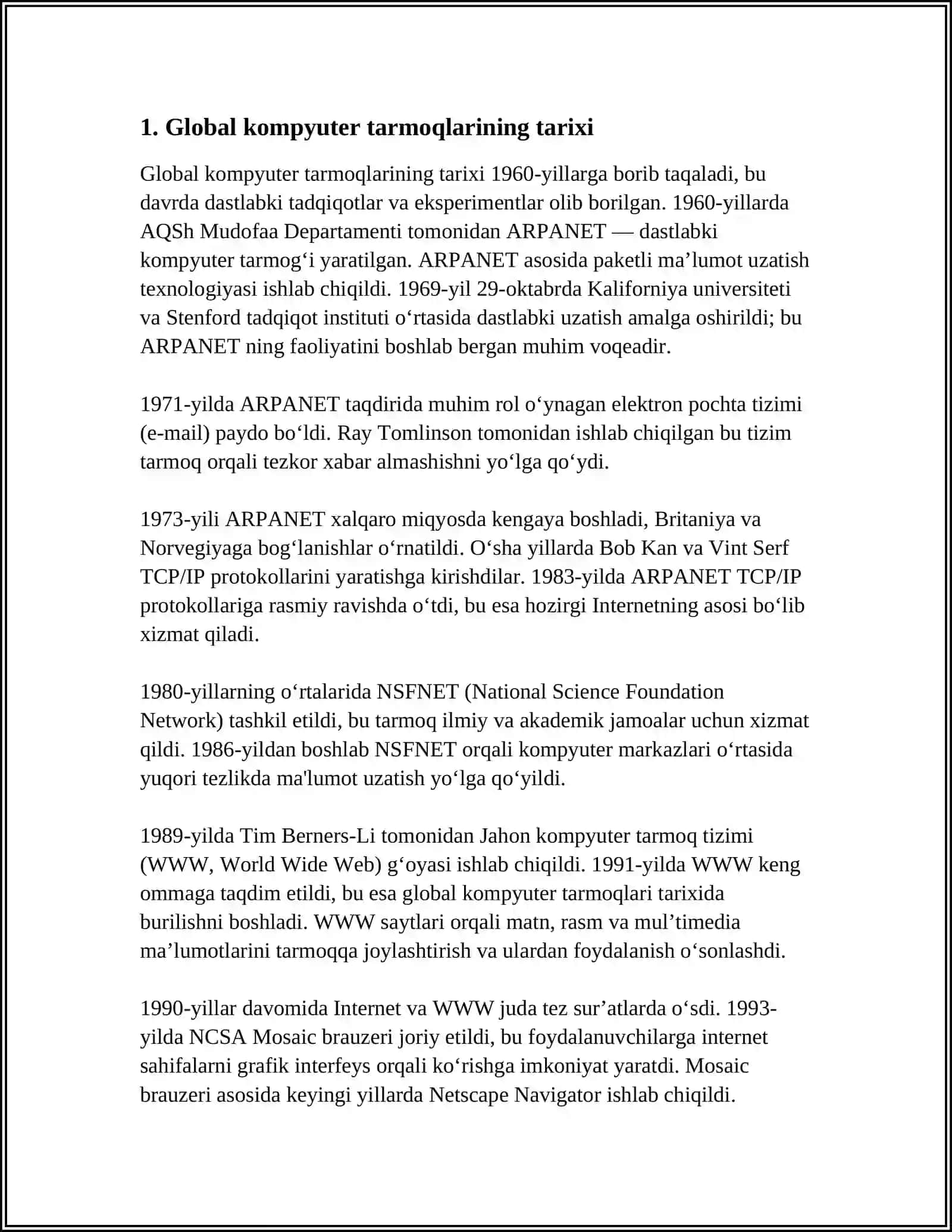 GLOBAL KOMPYUTER TARMOQLARIDA ISHLASH VA UNING IMKONIYATLARI 3