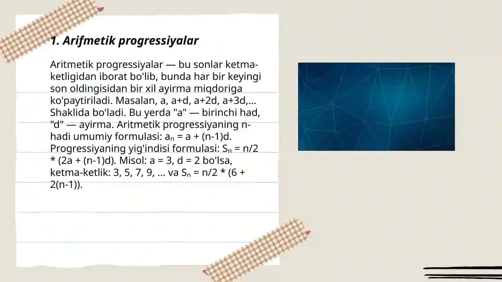 Geometrik progressiya 3