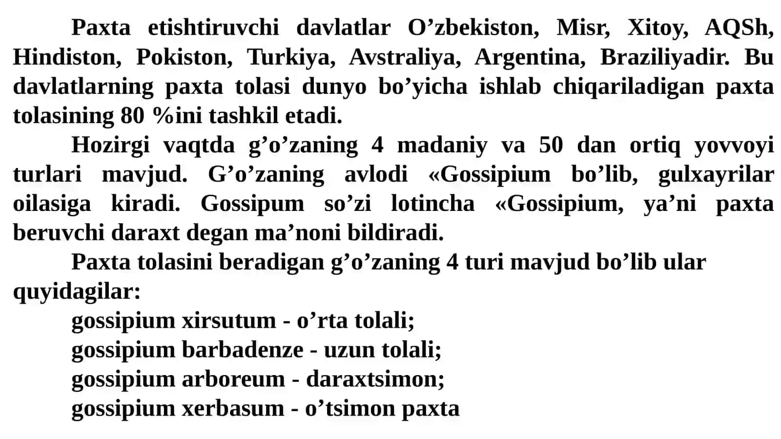 TABIIY TOLALARNING OLINISHI, TUZULISHI VAXOSSALARI 3