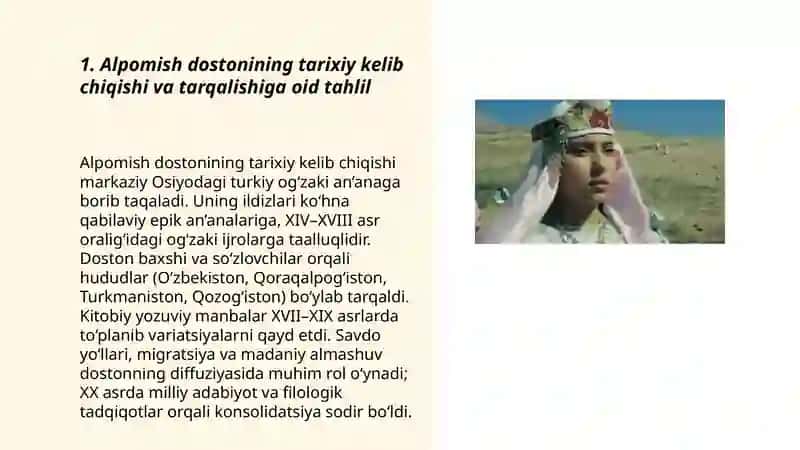 Alpomish dostonining tahlili 3
