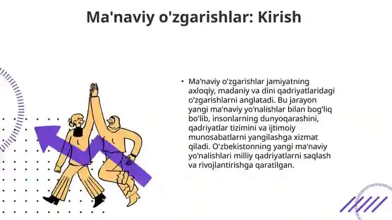 Ma'naviy O'zgarishlar 3