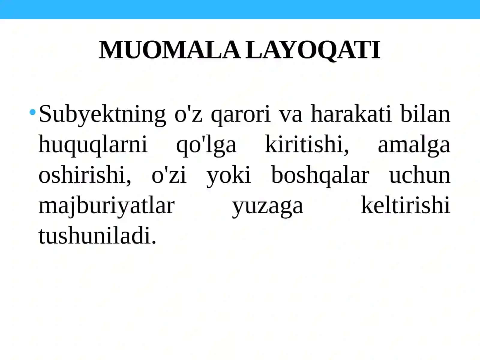 Ma'muriy huquq subyektlari: jismoniy va yuridik shaxslar va ma'muriy organlar 3