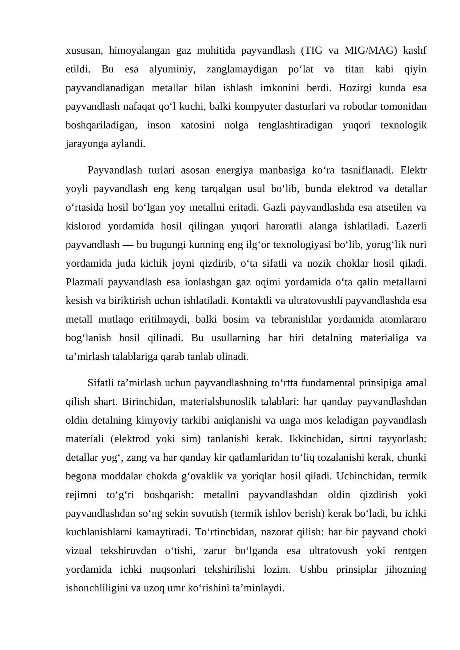 Payvandlash texnologiyasi 3