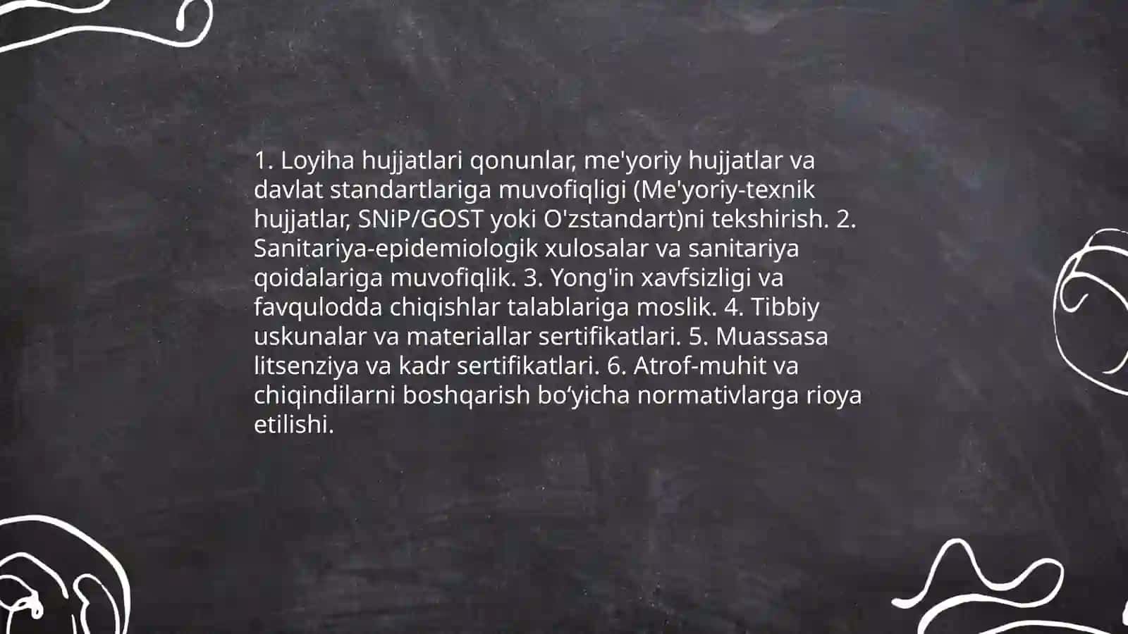 Ixtisoslashtirilgan davolash-profilaktika muassasalarining loyiha materiallari bo‘yicha baholash 3