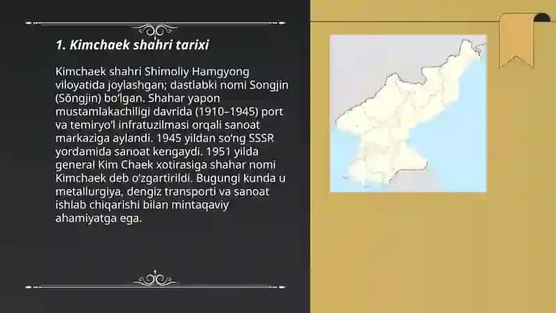 Kimchaek shahri 3