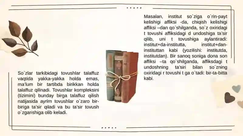 Nutq jarayonida tovushlarning o‘zgarish xususiyatlari 3