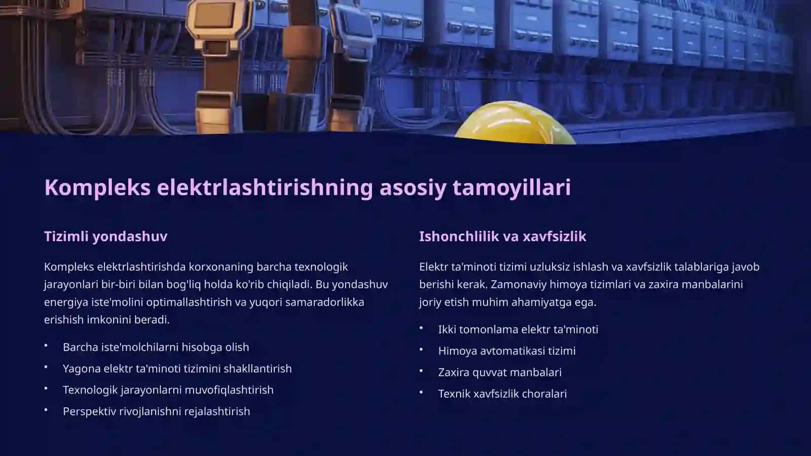 Qishloq xo'jaligi korxonalarida kompleks elektrlashtirishni loyihalash va uni tashkil qilish 3