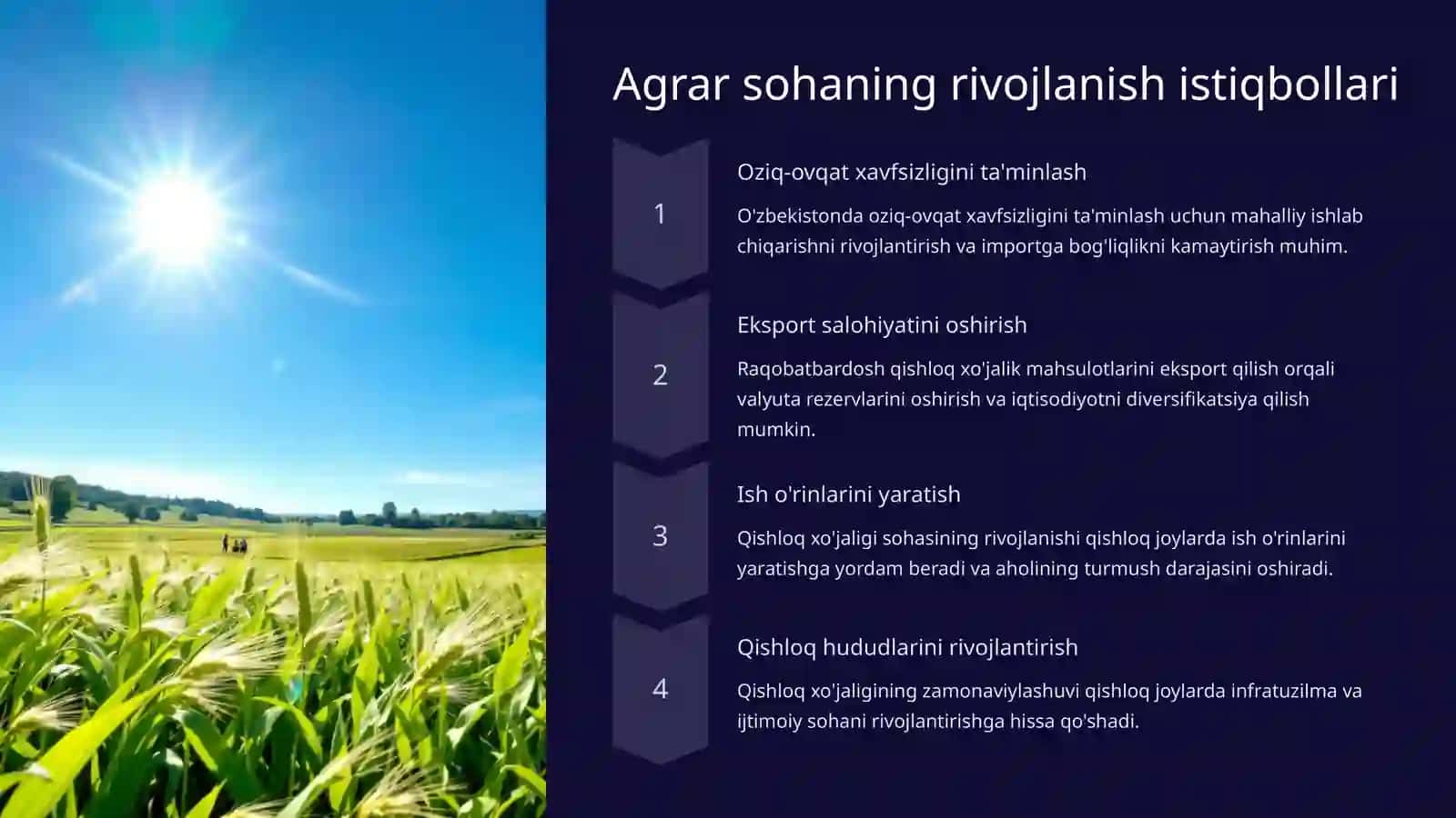 Agrar sohada iqtisodiy islohatlarni rivojlantirishda innovatsion texnologiyalarni tutgan oʻrni 3
