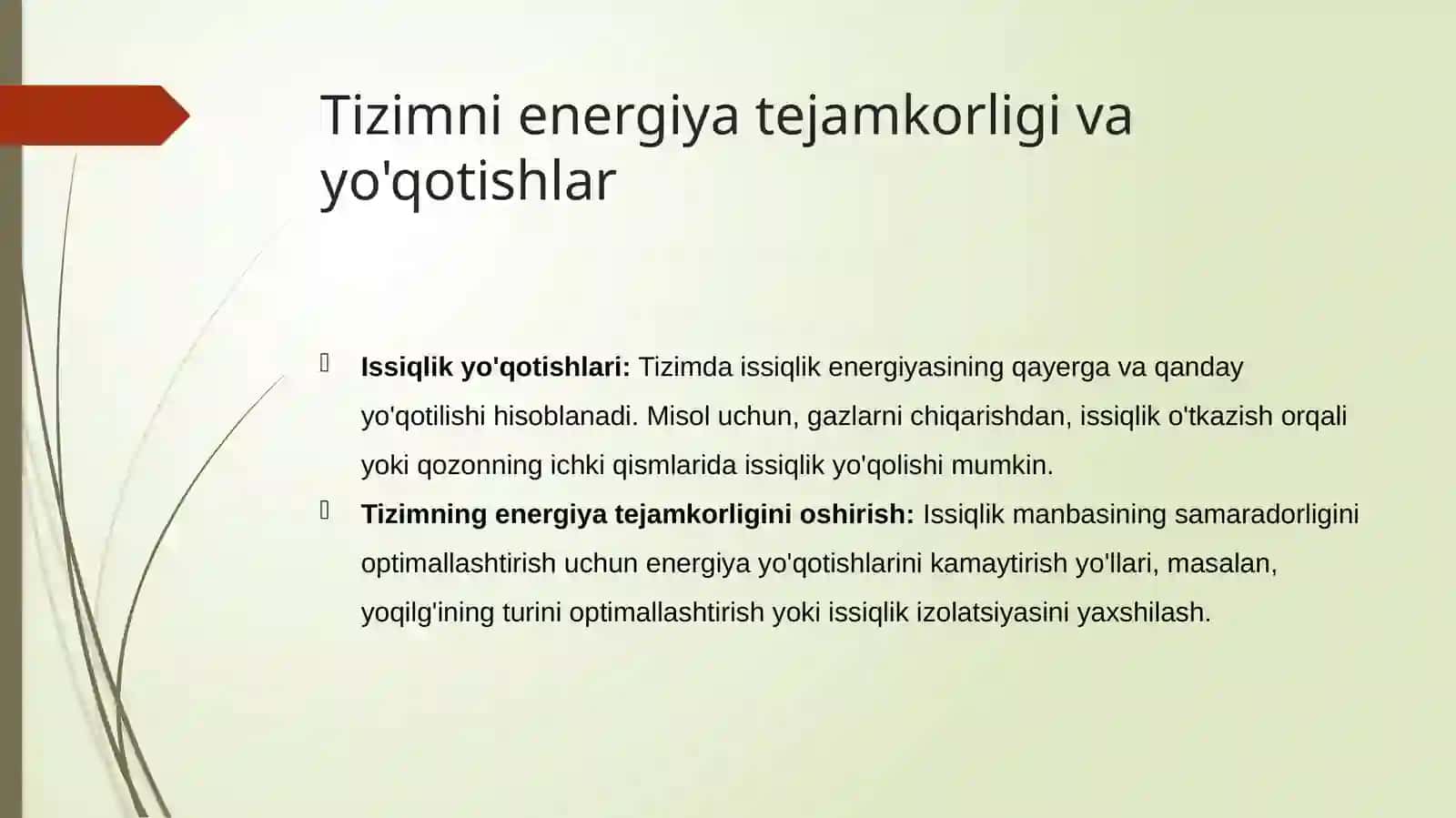 Issiqlik ta'minoti tizimidagi uskunalarni komp'yuter dasturi asosida hisoblash. 3