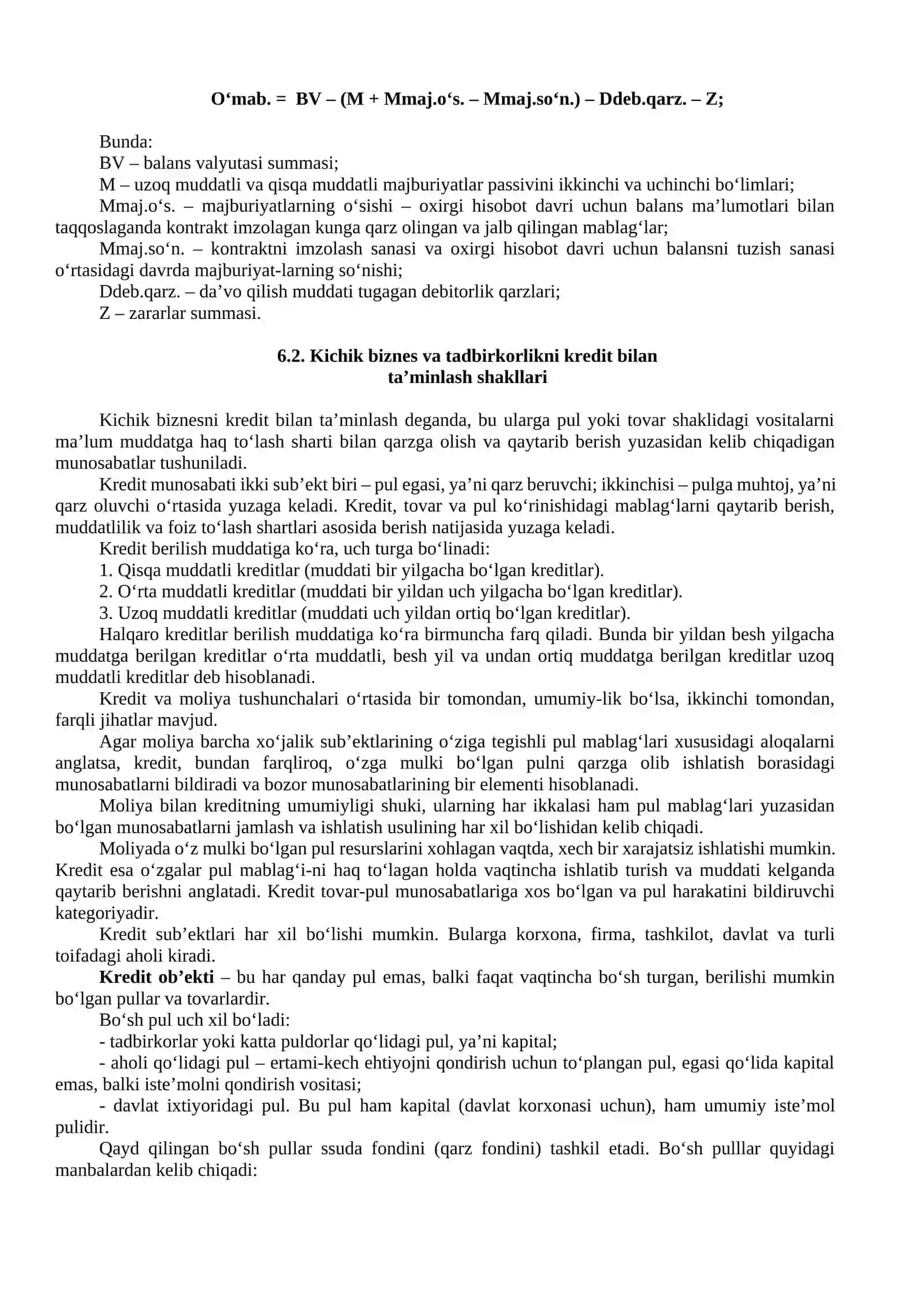 Kichik biznes va tadbirkorlikning moliyaviy faoliyati 3