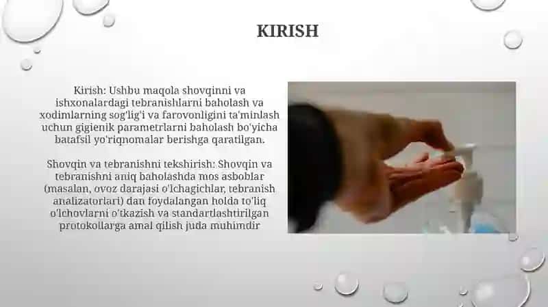 Ish Joylarida Shovqin Va Tebranishni Tekshirish Va Gigiyenik Baholash 3