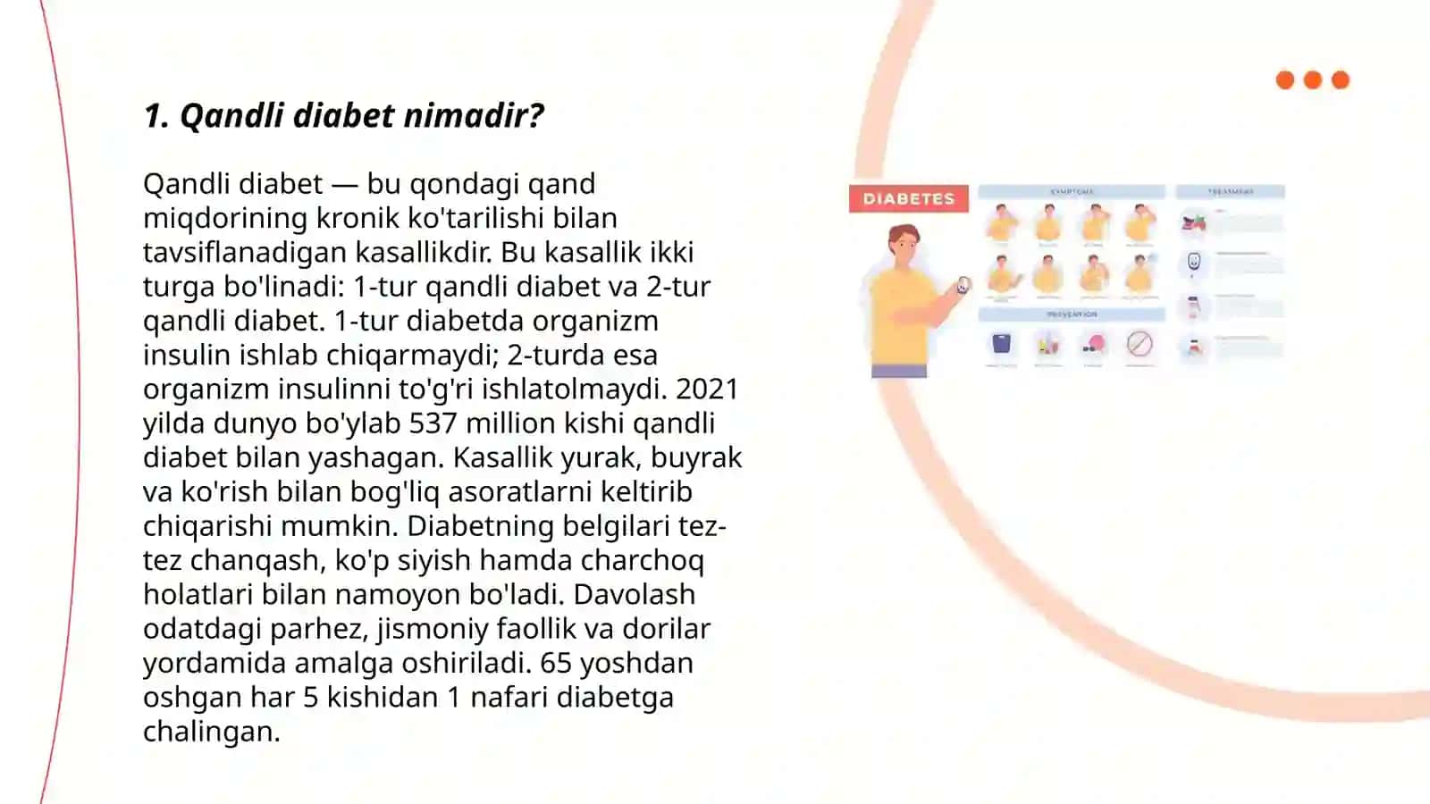 Qandli diabet kasalligi 3