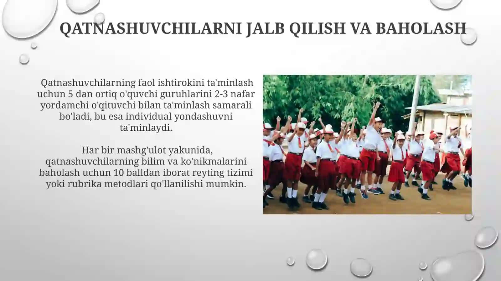 Sinfdan tashqari asosiy bosqich darslarini tashkil etish 3