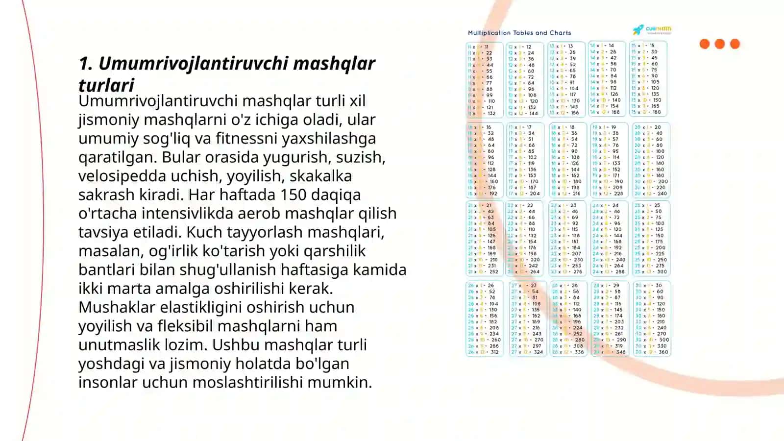 Umumrivojlantiruvchi va maxsus rivojlantiruvchi mashqlarni o‘rgatish metodikasi 3