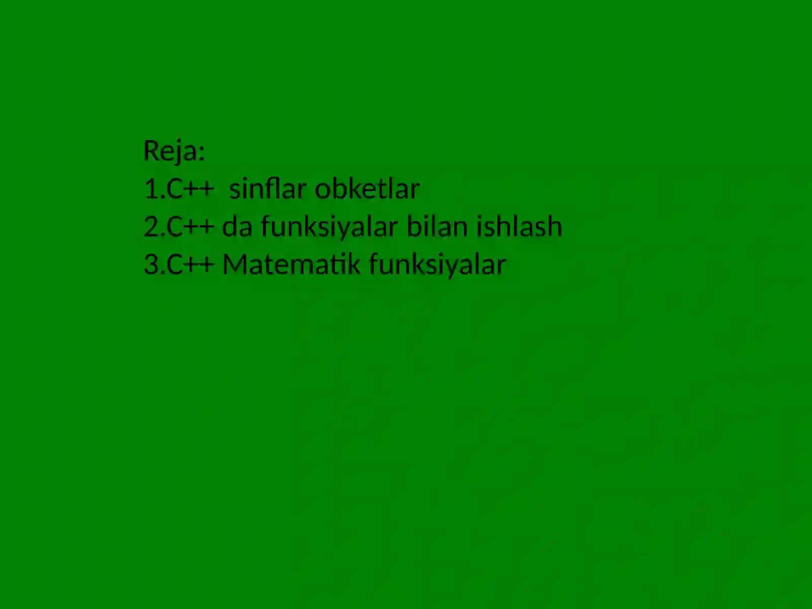 C++tilidasinflar.C++tilidagrafik 3
