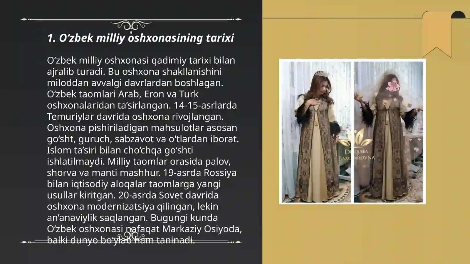 O‘zbek Milliy Oshxonasining Tarixi 3