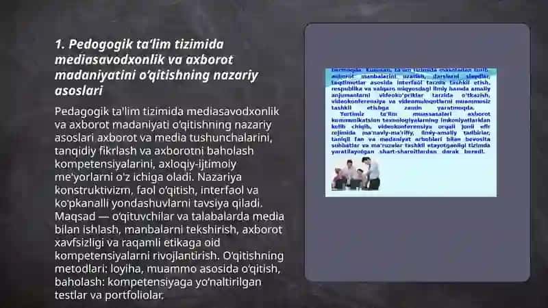 Pedogogik ta‘lim tizimida mediasavodxonlik va axborot madaniyati 3