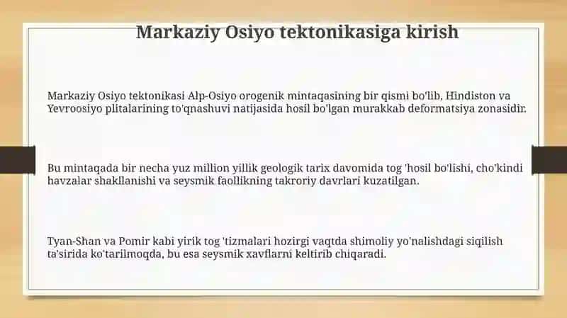 Markaziy Osiyo tektonikasi 3