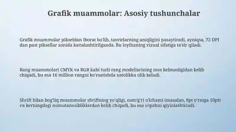 Loyihalash elementlariga doir grafik masalalar 3