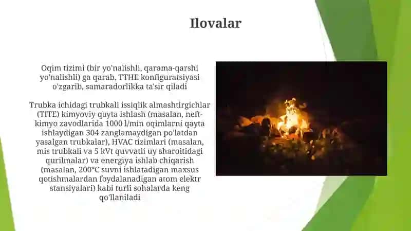 Trubkali issiqlik almashtirgichlar (TITE) 3