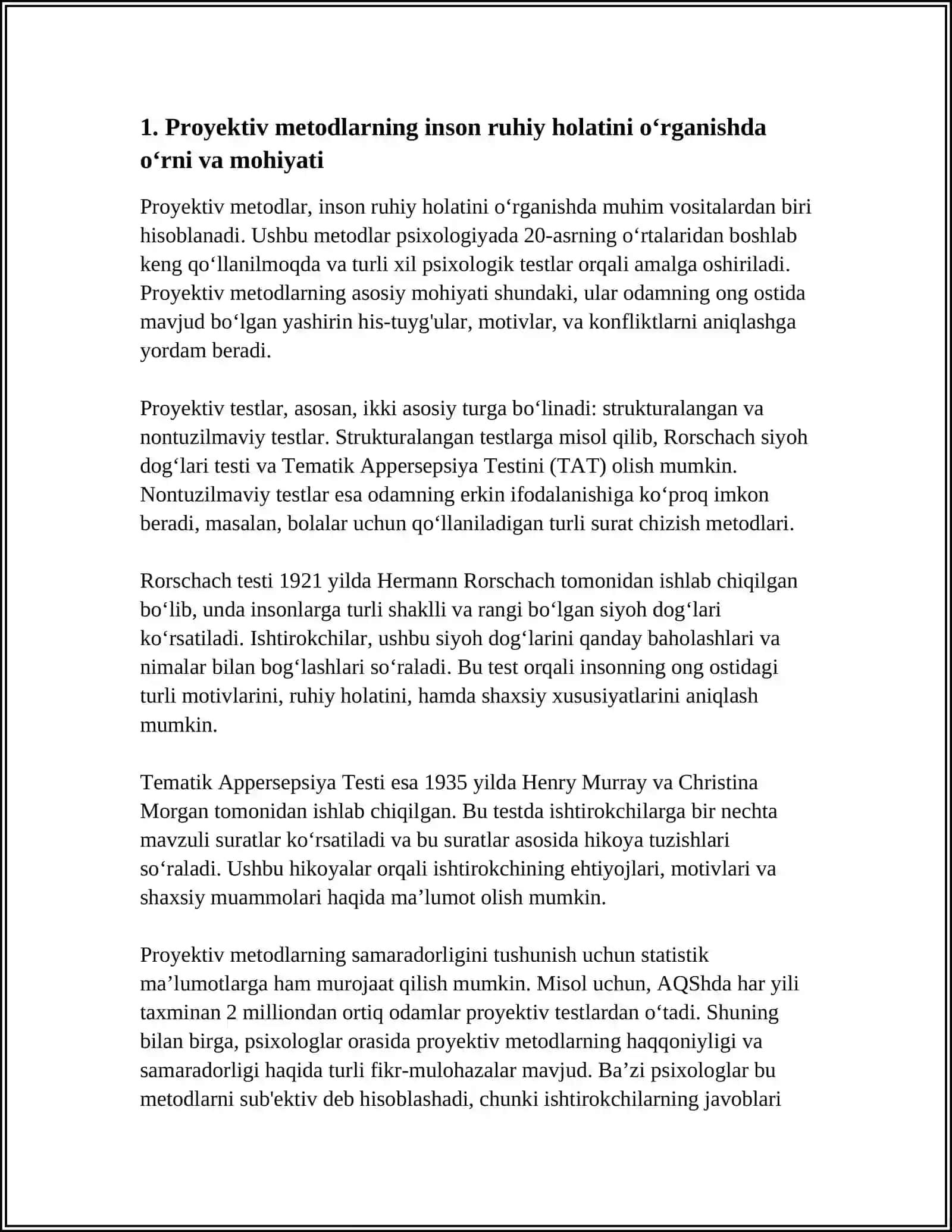 INSON RUHIY HOLATINI ÖRGANISHDA PROYEKTIV METODLARINI ÖRNI 3