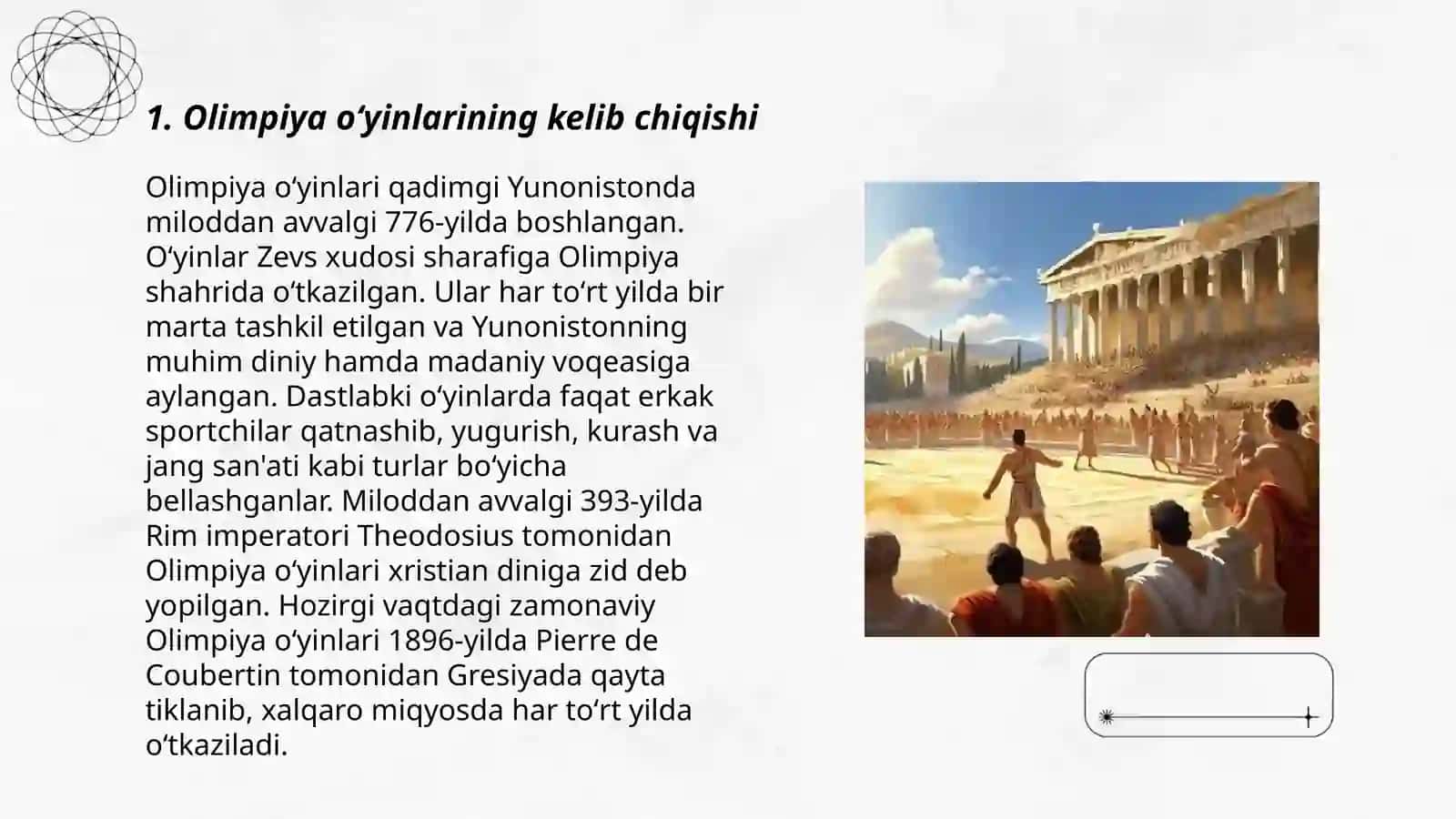 Olimpiya oʻyinlari tarixi 3