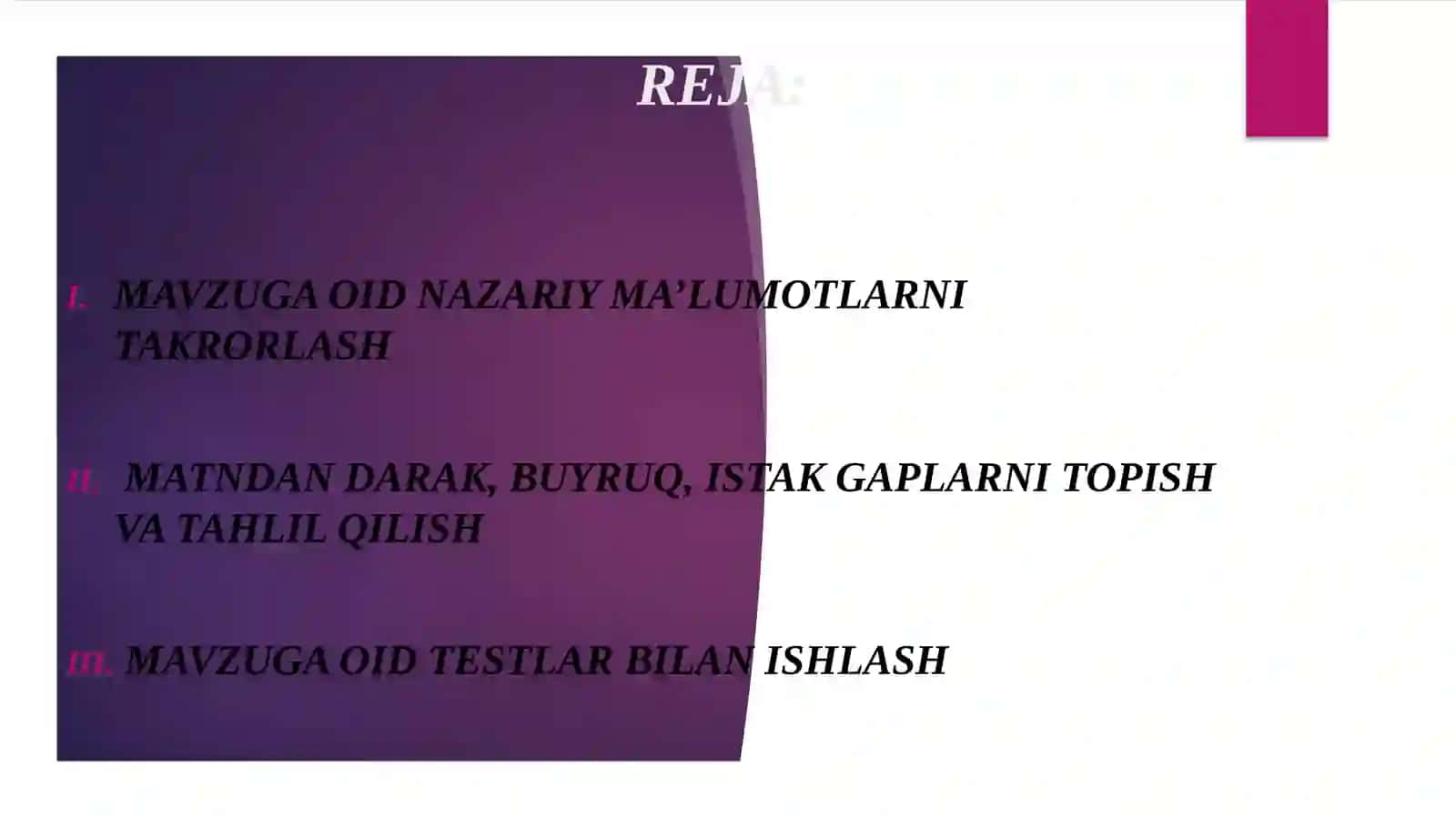 S.H.Sirojiddinov nomli akademik litset "Tillar" kafedrasi 3
