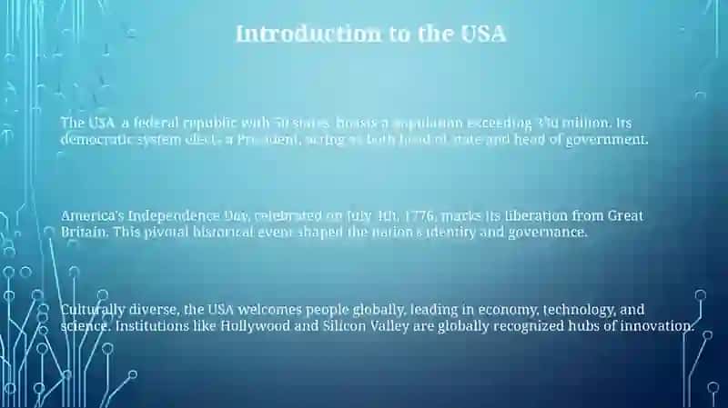 Introduction to the USA 3